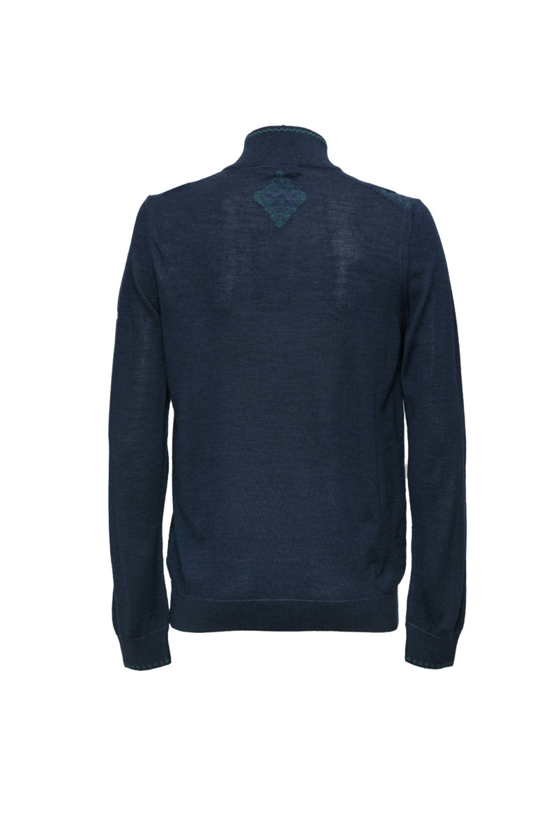 Джемпер ENRICO CERINI 214109/NAVY-GREEN