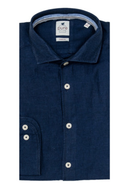 Фото рубашки Casual Fit Рубашка PURE, цвет синий