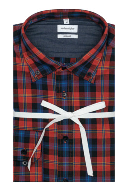 Фото рубашки Прямой силуэт Рубашка SEIDENSTICKER, цвет оранжевый