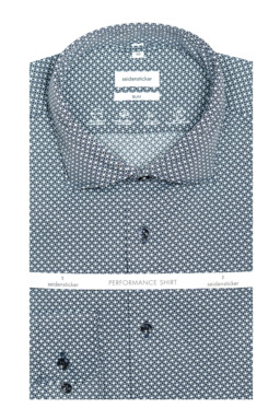 Фото рубашки Полуприлегающий силуэт Рубашка SEIDENSTICKER, цвет синий