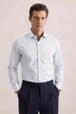 Фото рубашки Tailored fit Рубашка SEIDENSTICKER, цвет белый