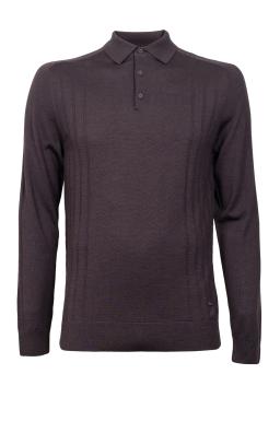 Джемпер-поло ENRICO CERINI 244102/BURGUNDY