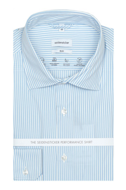 Фото рубашки Полуприлегающий силуэт Рубашка SEIDENSTICKER, цвет голубой
