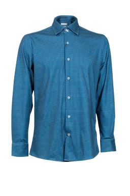 Фото рубашки Приталенный силуэт Рубашка ENRICO CERINI, цвет синий
