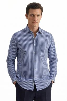 Фото рубашки Прямой силуэт Рубашка SEIDENSTICKER, цвет синий